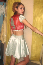 Mandate of Heaven Denim Halter Minidress